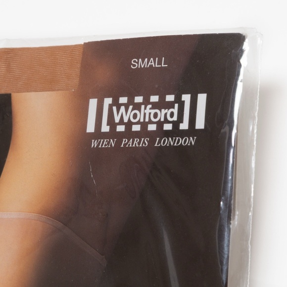 SOLD - Wolford Logic Sheer Tights – Size Small (Honey) - Picture 3 of 6